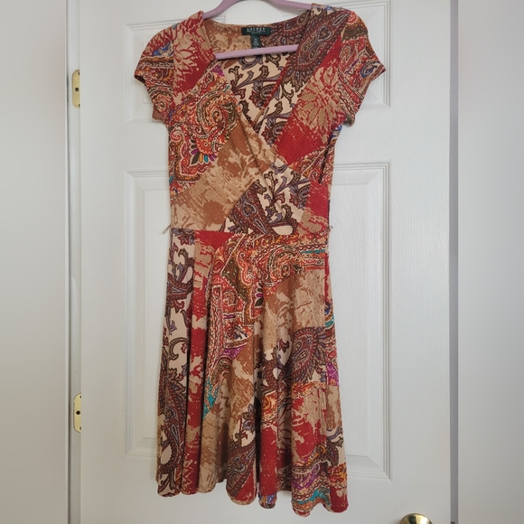 Lauren Ralph Lauren Dresses & Skirts - Lauren Ralph Lauren Petite Printed Wrap Dress